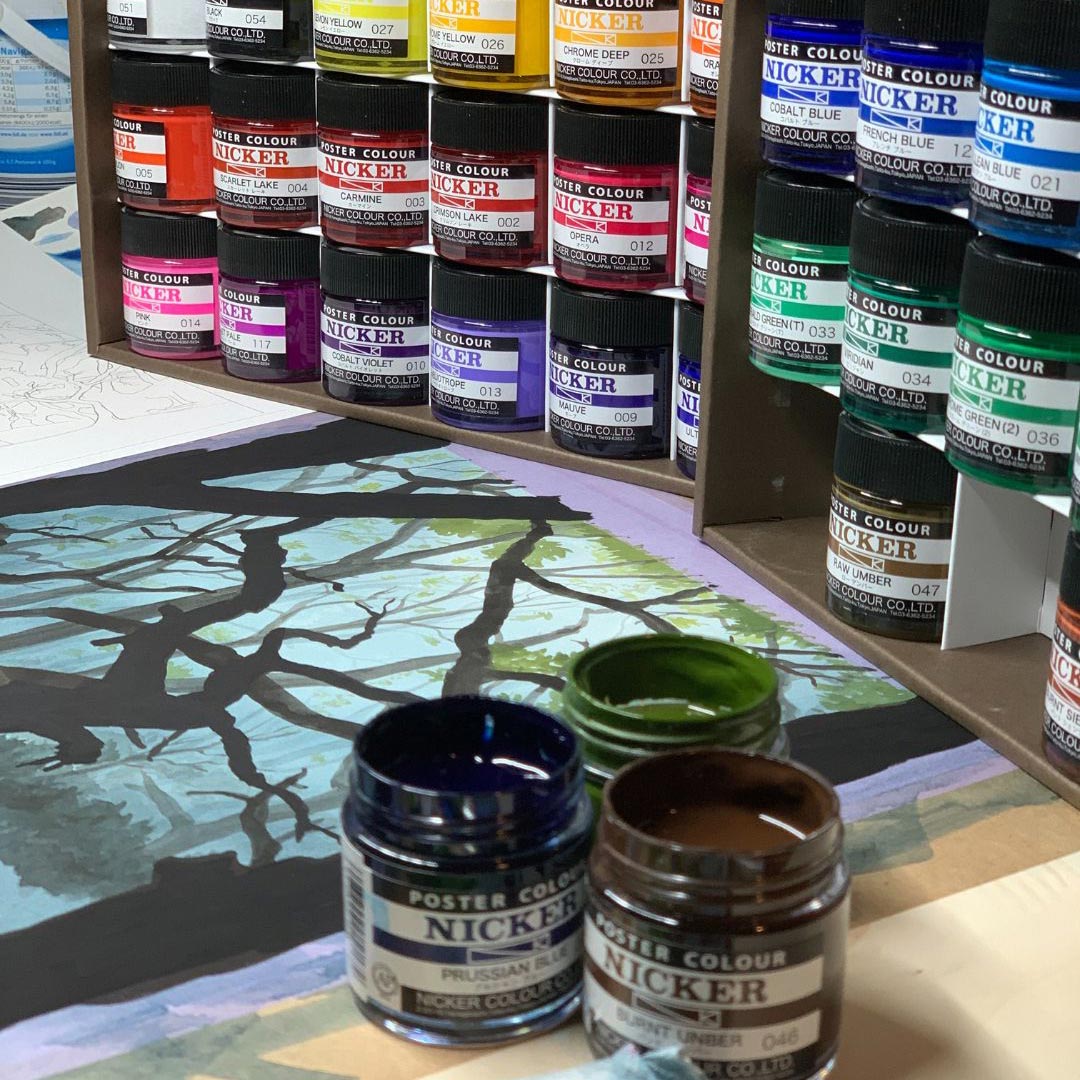 Practical Tips for Painting with Gouache: Why Poster Colors Are a Game-Changer!