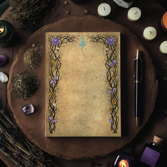 Witchy Notepad "Dark Forest Magic"