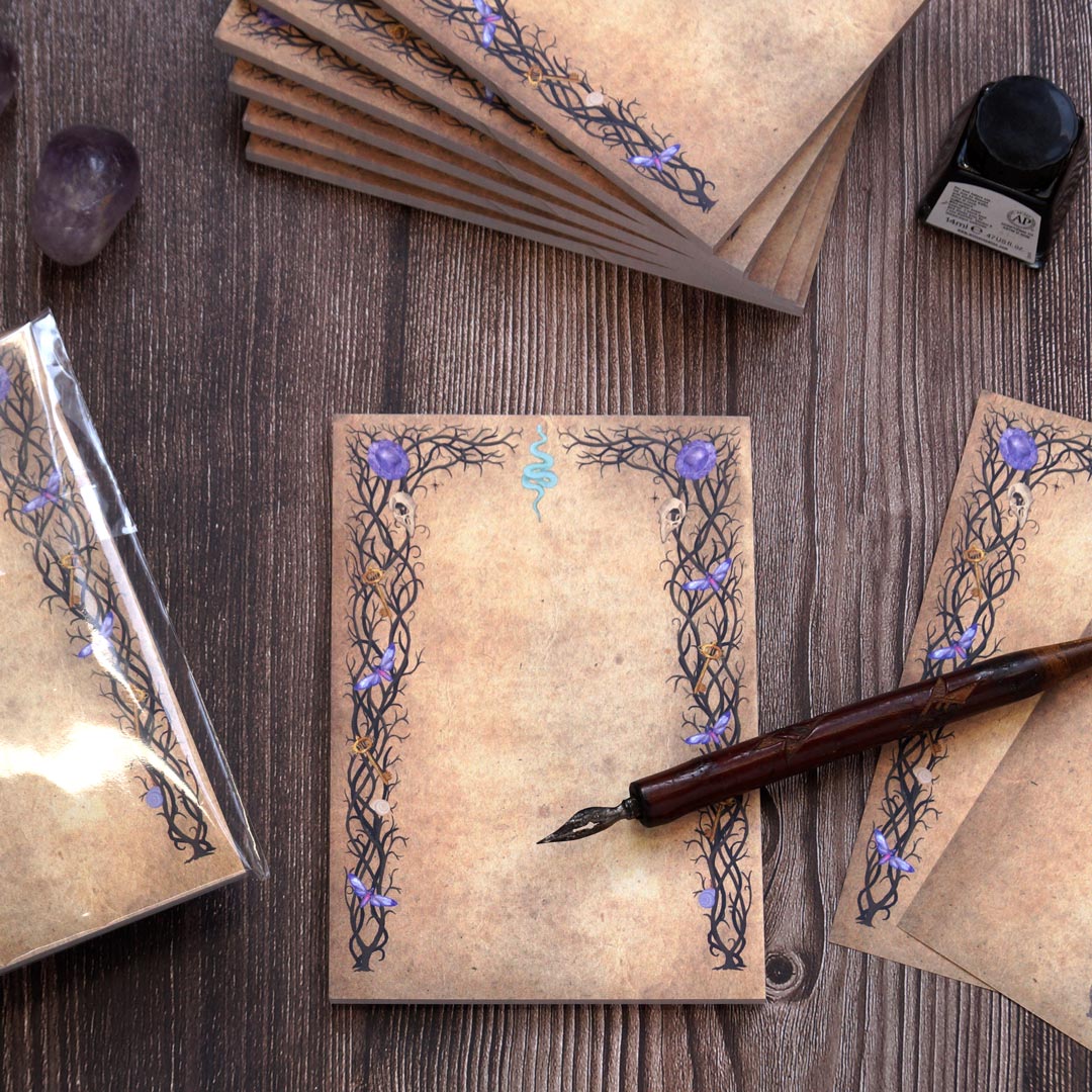 Witchy Notepad "Dark Forest Magic"